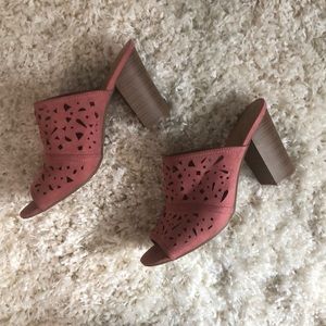 Pink Mule Sandals